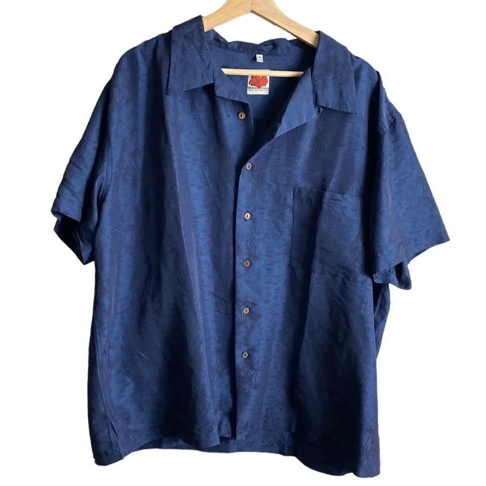 Vintage palm tree button down